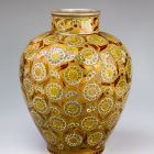 Vase - With cornflower decoration