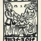 Occasional graphics - New year's greeting: Happy New Year, the Mata family 1941