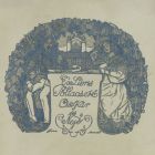 Ex-libris (bookplate) - Oszkár Pollacsek and his wife