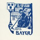 Ex-libris (bookplate) - Bayer (Ágost Bajor-ipse)