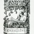 Ex-libris (bookplate) - The book of the wife of Jenő Zoványi
