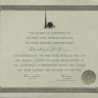 Honorary diploma