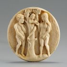 Mirror case - depicting the Fall of man
