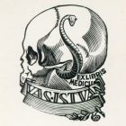 Ex-libris (bookplate) - medicus István Vas