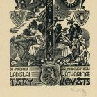 Ex-libris (bookplate) - Dr. medicis Ladislai Tary et dr. philisophicis Katharinae Kováts