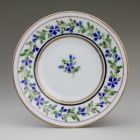 Saucer - With cornflower garland