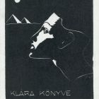 Ex-libris (bookplate) - The book of Klára (wife of János György Simon)