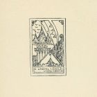 Ex-libris (bookplate) - Nr. ... book of László S. Angyal