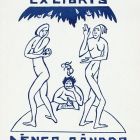 Ex-libris (bookplate) - Sándor Dénes