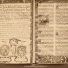 Photograph - missal (1511) of Bishop Ferenc Perényi, Oradea, from the treasury of the Cathedral of Győr at the Exhibition of Applied Arts 1876