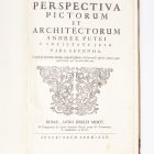 Book - Pozzo, Andrea: Prospettiva de' pittori e architetti. 2. Roma, 1700.