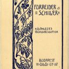 Műlap - for Forreider-Schiller's special smith objects