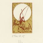 Ex-libris (bookplate) - Book of Magda Pittner