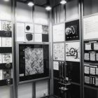 Exhibition photograph - the textile technics section of the standing exhibition 'Arts & Crafts' in the Museum of Applied Arts