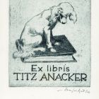 Ex-libris (bookplate) - Titz Anacker