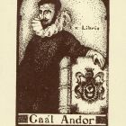 Ex-libris (bookplate) - Andor Gaál