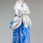 Statuette (figure) - Lady Georgiana Cavendish, Duchess of Devonshire - based on the portrait by Thomas Gainsborough