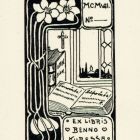 Ex-libris (bookplate) - Benno Kubessa