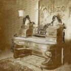 Exhibition photograph - Ödön Faragó: writing table of the mayor's room of Budapest, Paris Universal Exposition 1900