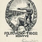 Ex-libris (bookplate) - The book of Tibor Politovszky