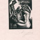 Ex-libris (bookplate) - eroticis M. -zek