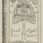 Design - book binding for the book Dolly Redford's Goodnight