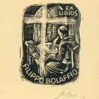 Ex-libris (bookplate) - Filippo Bolaffio