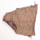 Fabric fragments - with the figure of an archangel and  an unknown saint