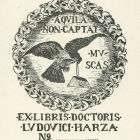 Ex-libris (bookplate) - Doctoris Ludovici Harza