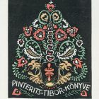 Ex-libris (bookplate) - Book of Tibor Pinterits