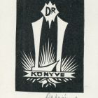 Ex-libris (bookplate) - Book of Dr. LI (István Lustig)