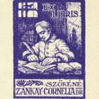 Ex-libris (bookplate) - Mrs. Dr. Szőke Cornelia Zánkay