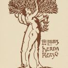 Ex-libris (bookplate) - Rezső Herda