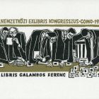 Occasional graphics - XII International Exlibris Congress, Ferenc Galambos