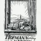 Ex-libris (bookplate) - Book of Károly Hofmann