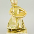 Statuette (Figure) - Little girl with bowl