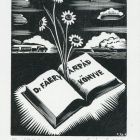 Ex-libris (bookplate) - The book of Dr. Árpád Fábry