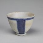 Cup - With perpendicular striped pattern; from a shipwreck of the Red Sea