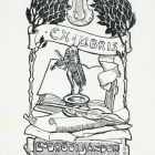 Ex-libris (bookplate) - Sándor Endrődi