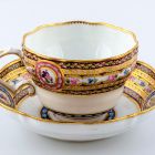 Cup and saucer - With Dubarry decoration