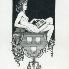 Ex-libris (bookplate) - From the library of Béla Angelus