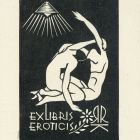 Ex-libris (bookplate) - Eroticis RRK (Károly Radványi-Román) - ipse