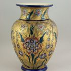 Vase - With the so-called goldbrocade decoration