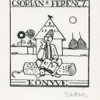 Ex-libris (bookplate) - Book of Ferencz Csorián