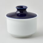 Sugar box with lid (part of a set) - Blue-white tea and coffee service (prototype)