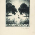 Ex-libris (bookplate) - Margit Novák's book