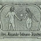 Ex-libris (bookplate) - Alexander-Erdmann-Jesnit.