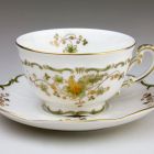 Cup and saucer (part of a service)