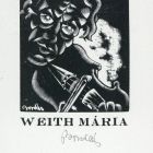 Ex-libris (bookplate) - Mária Weith