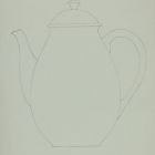 Plan - porcelain tea or coffee pot